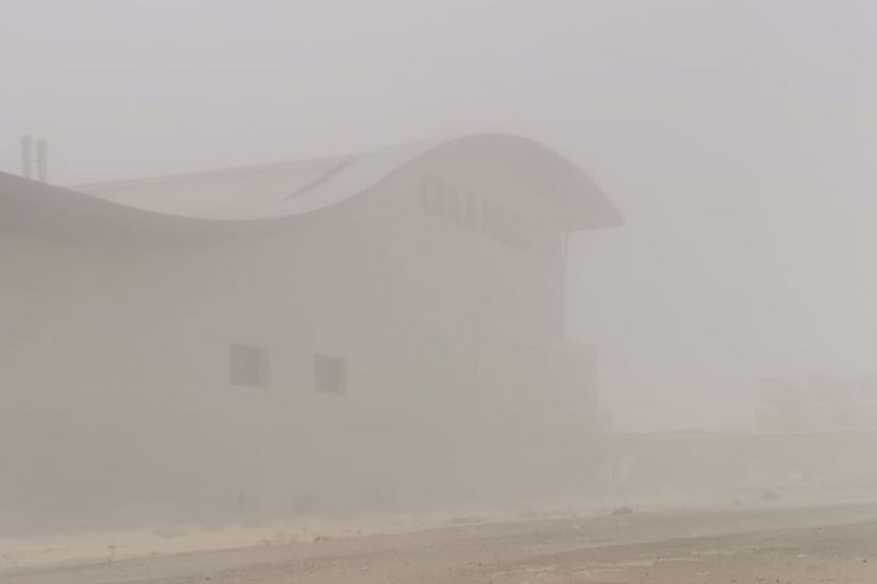 Strong winds, dust storm across the UAE
