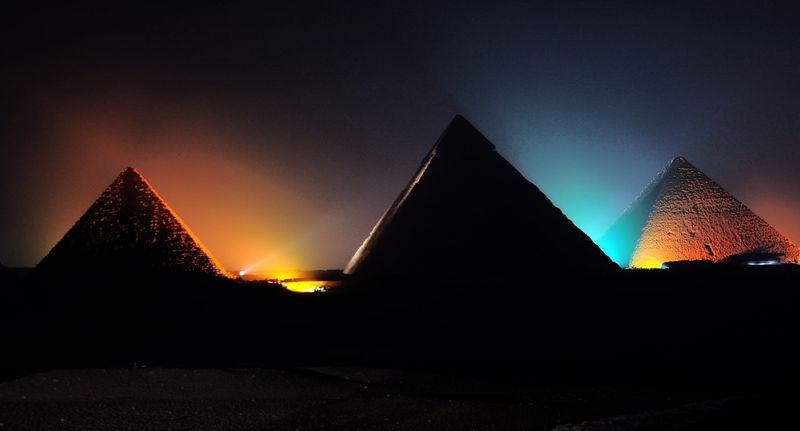 Pyramid Sound and light show