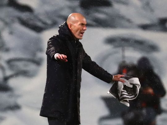 Zinedine Zidane was fuming in Real Madrid's draw with Sevilla