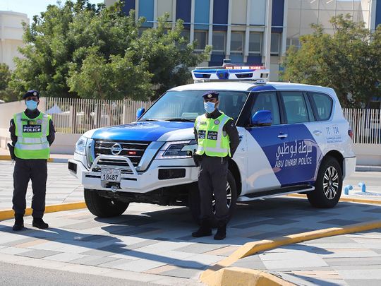 Stock Abu Dhabi police