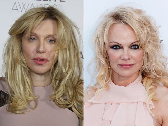 Courtney Love and Pamela Anderson