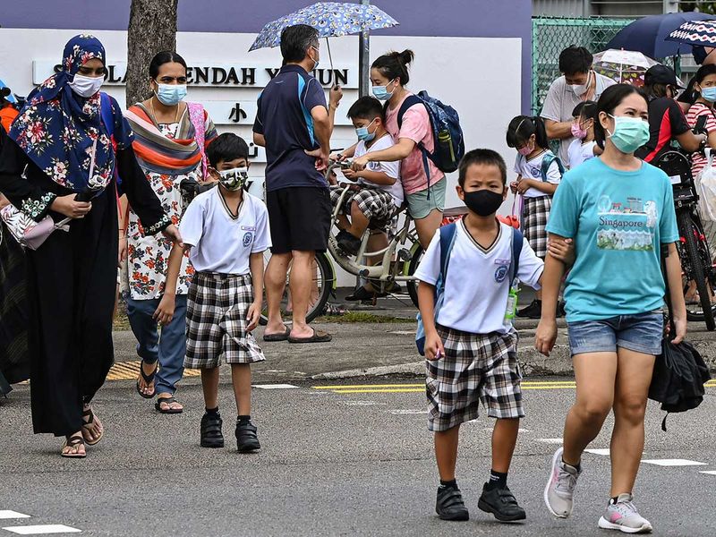singapore children school covid