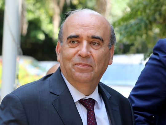 Lebanon's caretaker foreign minister Charbel Wehbe