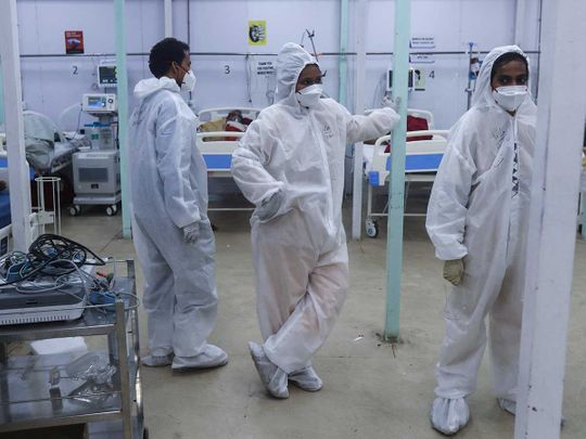 india health workers covid mumbai hospital