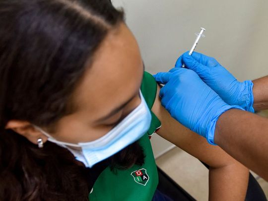 DHA has now approved the Pfizer vaccine for 12-15 year olds in Dubai