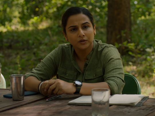 Vidya Balan in the trailer for 'Sherni'