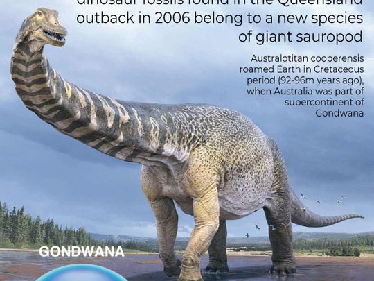 Infographic: Giant New Dinosaur Found In Australian Outback | Offbeat ...