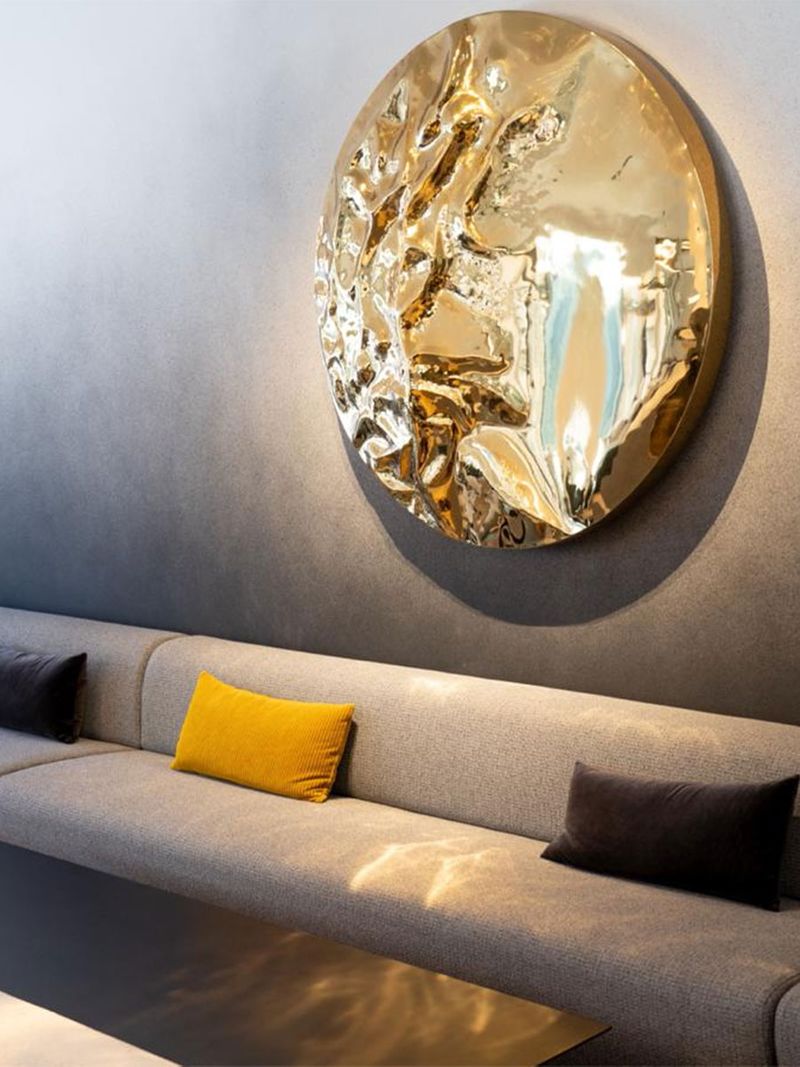 Dune: Wall Art Light by Vera Dieckmann, is the champion piece that adorns the main wall of The Grey.