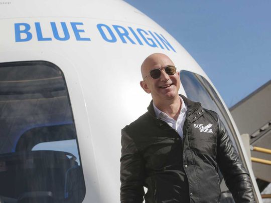 Jeff Bezos Blue Origin New Shepard 