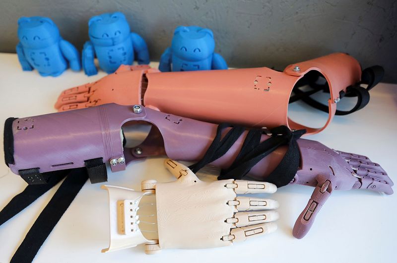 3D-printed prosthetic arms