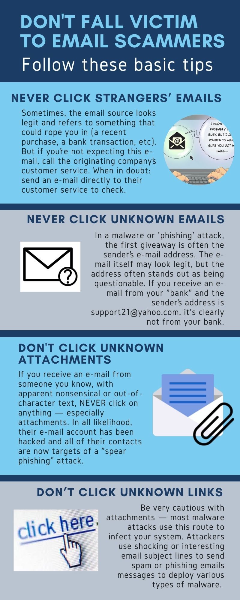 Email security tips