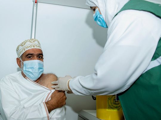 Stock Oman vaccine