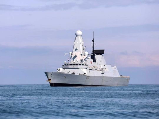 Défenseur de navire de guerre britannique