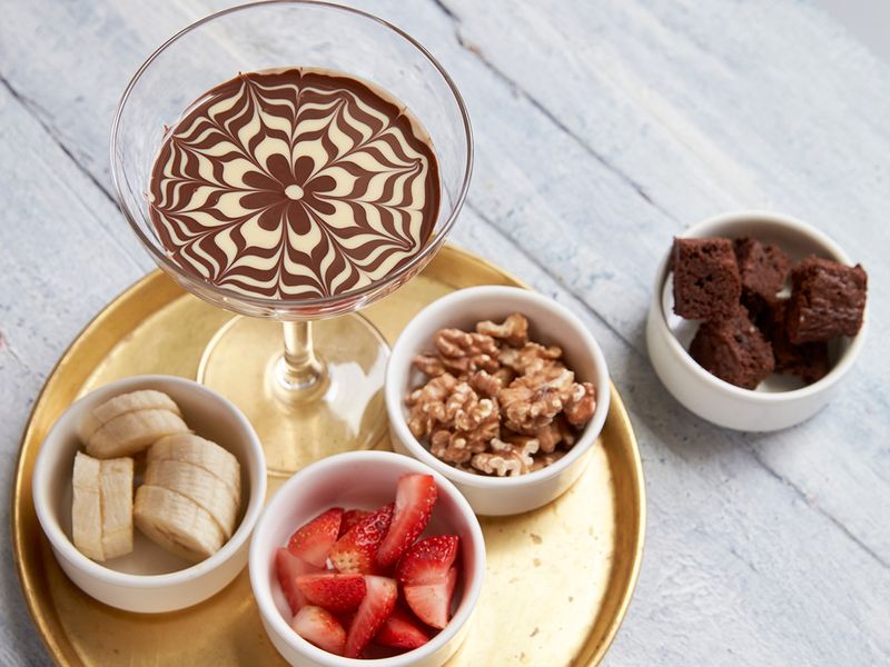 Chocolate fondue 