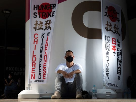 French father goes on hunger strike for kids ‘abducted’ by Japanese ...