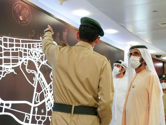 Sheikh mohammed dubai police