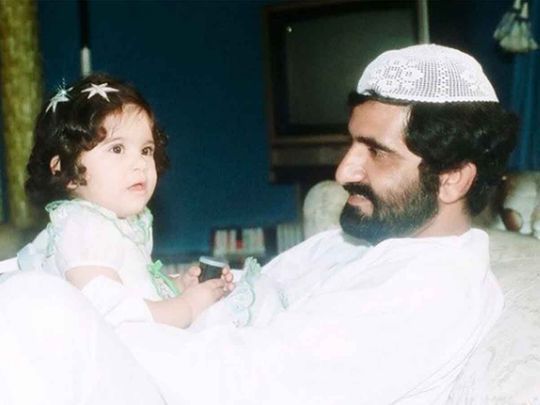 Sheikh Mohammed Bin Rashid with daughter Sheikha Latifa
