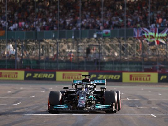 Mercedes' Lewis Hamilton takes top spot for the Sprint ahead of the Formula One British Grand Prix at Silverstone 