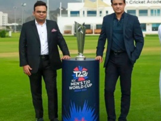 Cricket - Jay Shah (left) & Sourav Ganguly