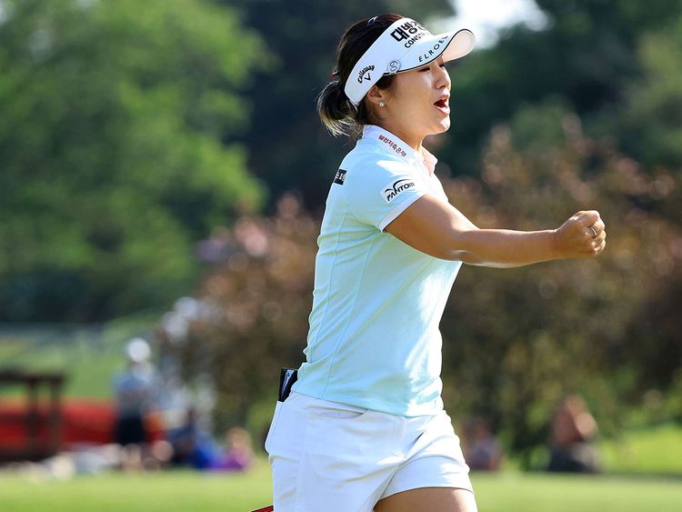 Jeongeun Lee shoots lowest score ever at major to take Evian lead |  Golf-world – Gulf News