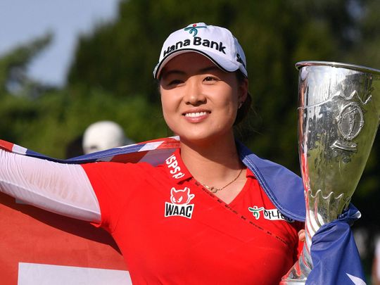 Minjee Lee claimed the Evian title