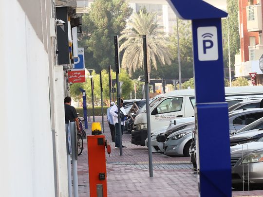 Stock RTA parking meter Dubai