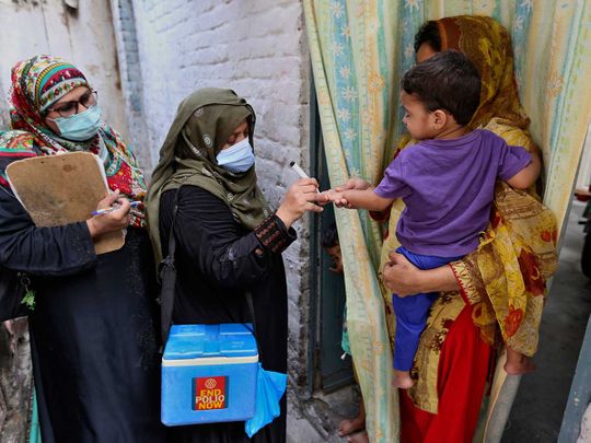 Pakistan polio vaccine