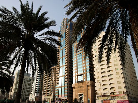 Stock Sharjah skyline residential