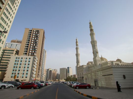 Stock Sharjah skyline residential
