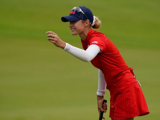Nelly Korda wins Olympic gold