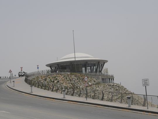Al Suhub Rest area in Khorfakkan