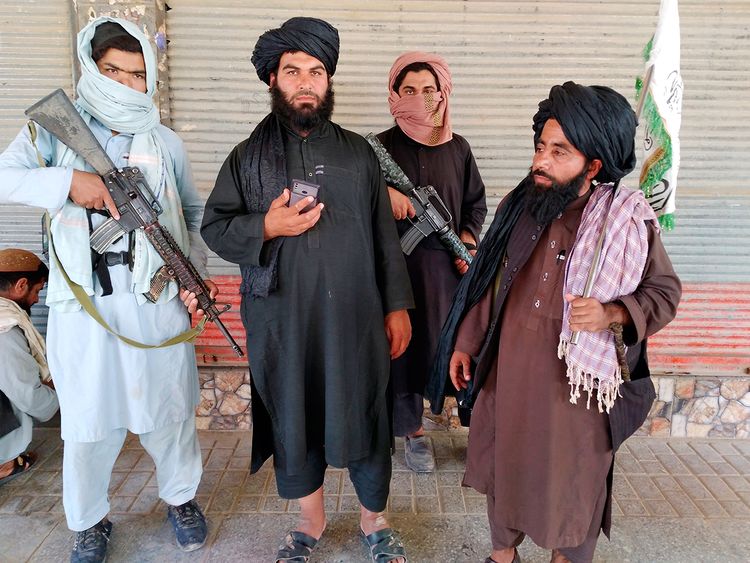 Taliban fighters 
