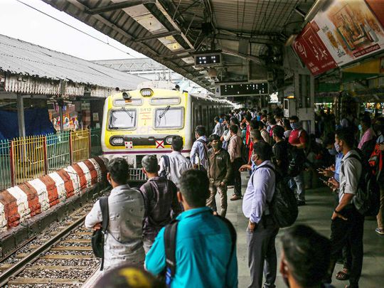 Dadar train station mumbai india