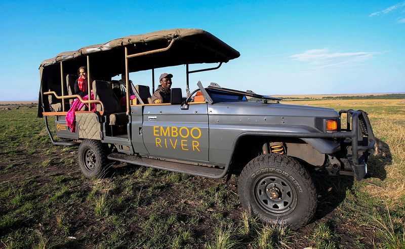 Eco-friendly vehicles in Maasai Mara