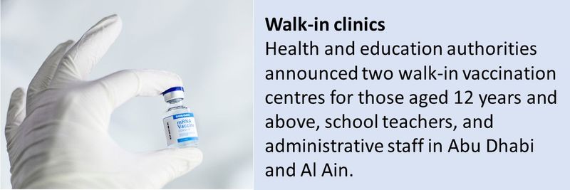 Two new vaccination centres have opened up for students