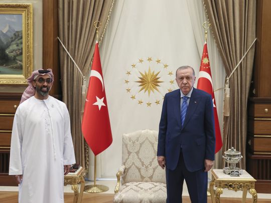 Emirati delegation in Turkey