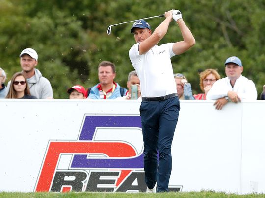 Henrik Stenson in action at the Czech Masters