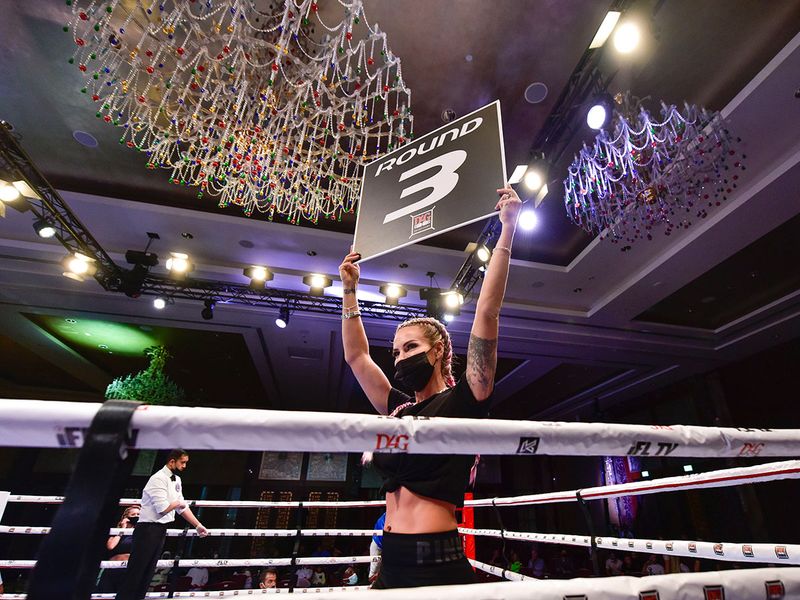 Dubai Rising Stars boxing event at Conrad hotel in Dubai.  Ahmed Ramzan/Gulf News