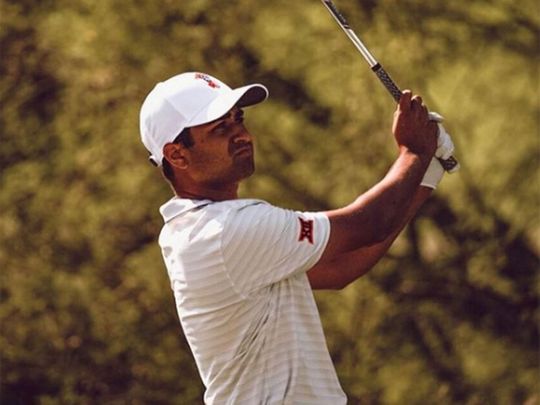 Indian-American golfer Aman Gupta
