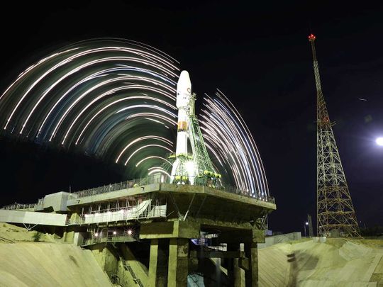 Soyuz rocket satellite OneWeb Baikonur