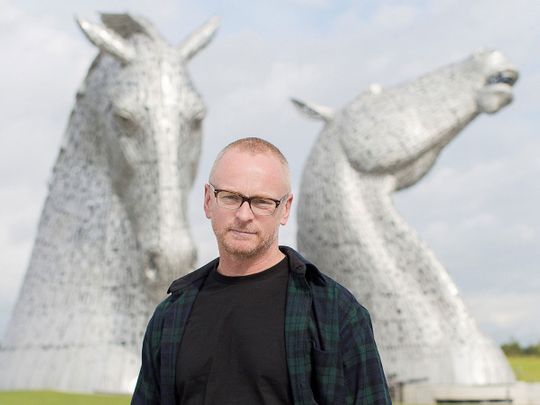 Andy Scott has many famous works, including 'The Kelpies' outside Falkirk in Scotland