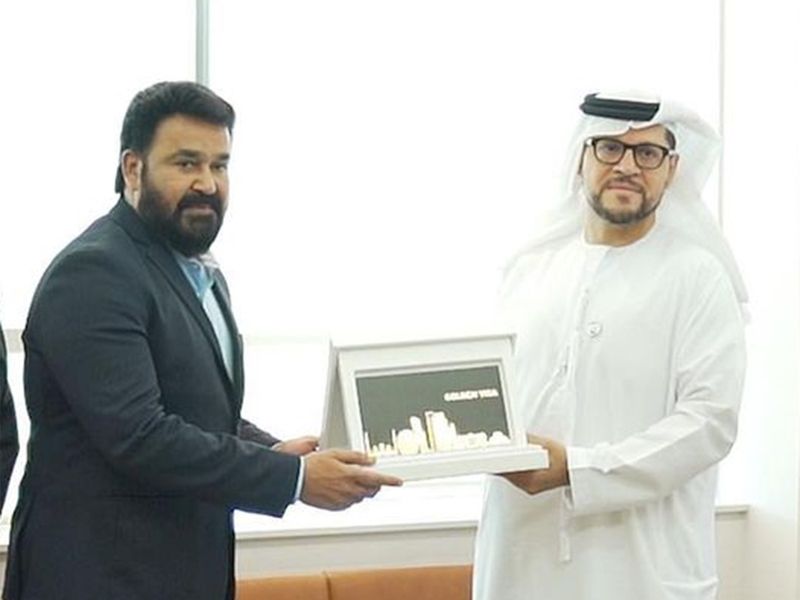 Mohanlal gets the UAE Golden Visa