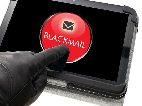 Blackmail, blackmailing