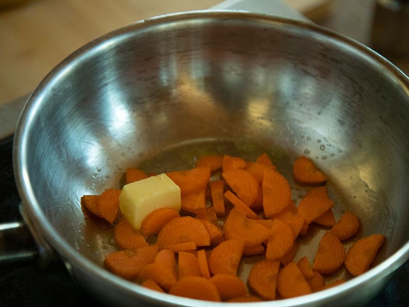 Saute the carrots