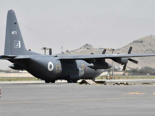 Pakistan Air Force aircraft kabul afghan aid