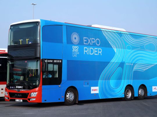 Expo buses