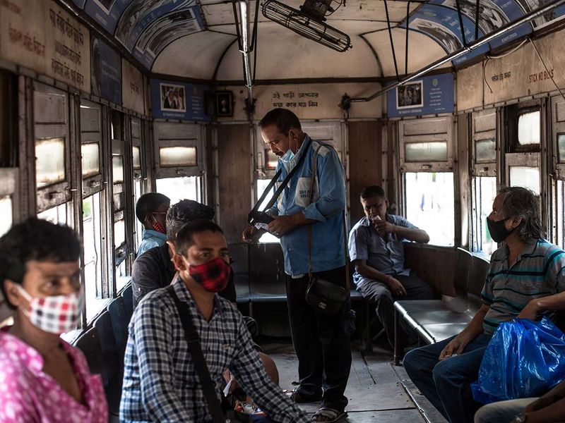 Kolkata tram india