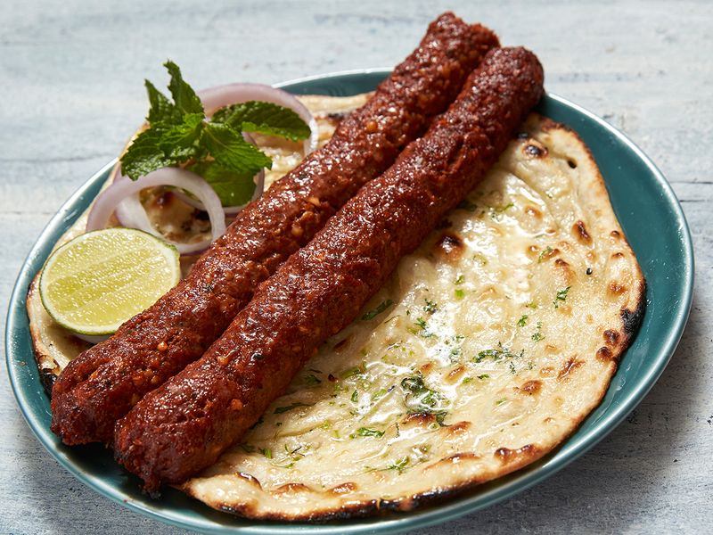 Guide to making seekh kebab naan 