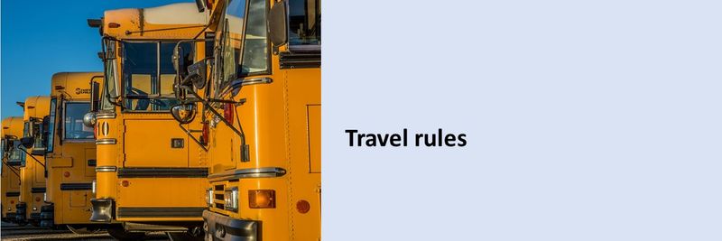 Travel rules