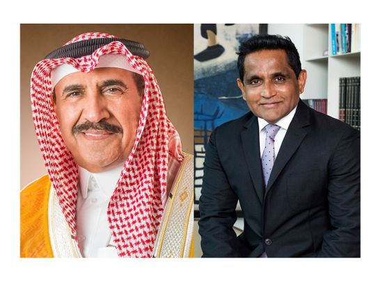 Left to right: Abdulaziz Abdulhadi Al-Qahtani, Chairman TriBonds Chemical Co. & Sudhir Menon, Chairman and Managing Director for Dorf Ketal